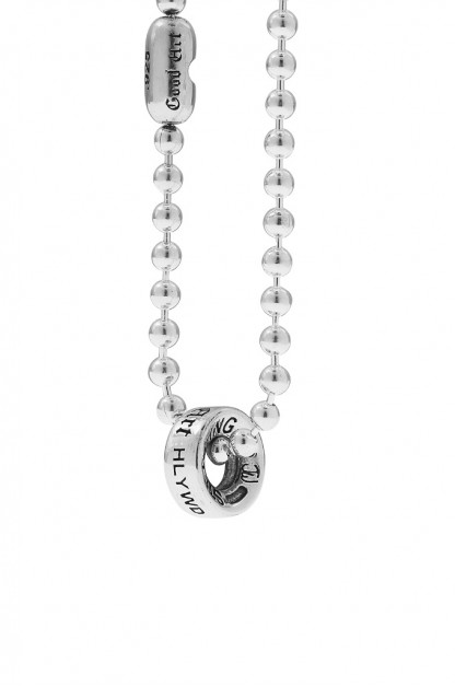 Good Art #3 Ball Chain Necklace w/ Smooth Rondel